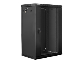 foto de ARMARIO RACK LANBERG 18U 600X450X901 AUTO ENSAMBLADO 19 HASTA 60 KG NEGRO