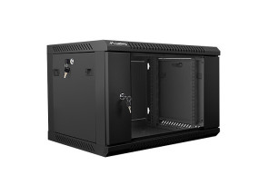 foto de ARMARIO RACK LANBERG 6U 600X450X368 AUTO ENSAMBLADO 19 HASTA 60 KG NEGRO