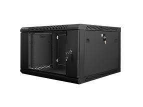 foto de ARMARIO RACK LANBERG 6U 600X600X368 AUTO ENSAMBLADO 19 HASTA 60 KG NEGRO