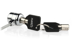 foto de CABLE SEGURIDAD NATEC LOBSTER 1.8 M PARA PORTATIL CON LLAVE