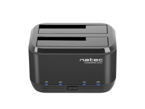 foto de DOCKING STATION NATEC KANGAROO DUAL USB 3.0 SATA NEGRA