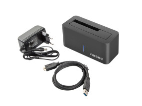 foto de DOCKING STATION NATEC KANGAROO USB 3.0 SATA NEGRA