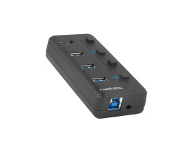 foto de HUB NATEC MANTIS 2 USB 3.0 4 PUERTOS ON OFF CON ALIMENTADOR