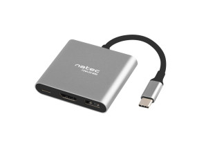 foto de ADAPTADOR NATEC MULTIPUERTO USB-C A USB 3.0 HDMI 4K