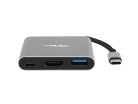 foto de ADAPTADOR NATEC MULTIPUERTO USB-C A USB 3.0 HDMI 4K
