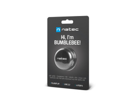 foto de HUB NATEC BUMBLEBEE 4 PUERTOS USB 2.0 NEGRO