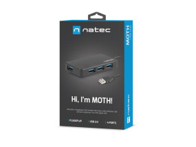 foto de HUB NATEC MONTH 4 PUERTOS USB 3.0 NEGRO