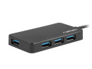 foto de HUB NATEC SILKWORM USB-C 4 PUERTOS USB 3.0 NEGRO