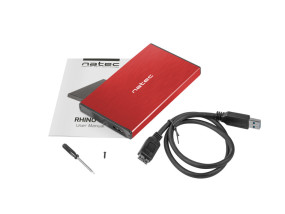 foto de CARCASA HDD NATEC RHINO GO NKZ-1279 2,5 ROJA