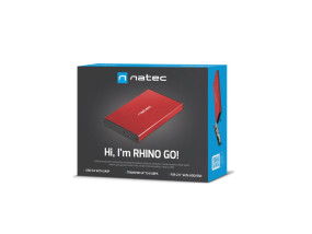 foto de CARCASA HDD NATEC RHINO GO NKZ-1279 2,5 ROJA
