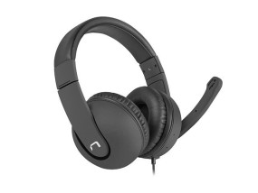 foto de AURICULARES NATEC RHEA NEGRO MICROFONO ALAMBRICO JACK 3.5MM