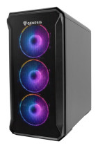 foto de CAJA GAMING GENESIS IRID 503 ARGB V2 MATX MINITORRE 1XUSB3.0 2XUSB2.0 BK SIN PSU