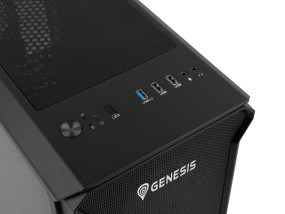 foto de CAJA GAMING GENESIS IRID 503 ARGB V2 MATX MINITORRE 1XUSB3.0 2XUSB2.0 BK SIN PSU