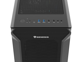 foto de CAJA GAMING GENESIS IRID 505 V2 ATX MEDIATORRE 2XUSB3.0 2XUSB2.0 BK SIN PSU