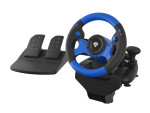foto de VOLANTE Y PEDALES GENESIS SEABORG 350 USB VIBRACION MULTIPLATAFORMA