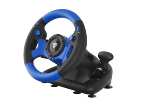 foto de VOLANTE Y PEDALES GENESIS SEABORG 350 USB VIBRACION MULTIPLATAFORMA
