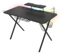 foto de MESA GAMING GENESIS HOLM 300 RGB NEGRO CARBONO