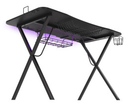 foto de MESA GAMING GENESIS HOLM 300 RGB NEGRO CARBONO