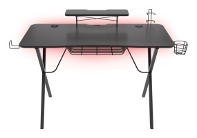 foto de MESA GAMING GENESIS HOLM 300 RGB NEGRO CARBONO