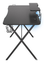 foto de MESA GAMING GENESIS HOLM 300 RGB NEGRO CARBONO