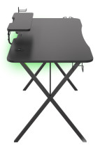 foto de MESA GAMING GENESIS HOLM 300 RGB NEGRO CARBONO