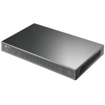 foto de SWITCH TP-LINK 10 PORT GB POE+ 8 PORT POE