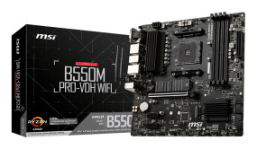 foto de PLACA BASE MSI B550M PRO-VDH WIFI AM4 MATX 4XDDR4