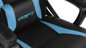 foto de SILLA GAMING DRIFT DR50 PRO NEGRO/AZUL
