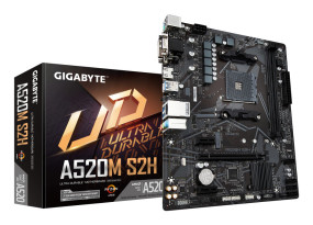foto de PLACA BASE GIGABYTE A520M S2H AM4 MATX 2XDDR4