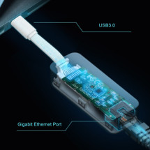 foto de ADAPTADOR TP-LINK USB TYPE-C TO RJ45 GIGABIT