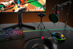 foto de WEBCAM GAMING KROM KAM FHD 1920X1080PX NEGRA