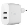 foto de ADAPTADOR DE CORRIENTE BELKIN BLANCO 2x USB/ A