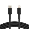 foto de CABLE LIGHTNING BELKIN BOOSTCHARGE MACHO A TIPO C MACHO 1M (CERT. M FI)
