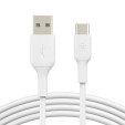 foto de CABLE USB BELKIN USB/ A MACHO A TIPO C MACHO 1M BLANCO