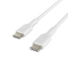 foto de CABLE USB BELKIN BOOSTCHARGE TIPO C MACHO A TIPO C MACHO 1M BLANCO