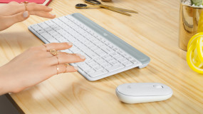 foto de COMBO TECLADO RATON LOGITECH MK470 RF INALAMBRICO BLANCO