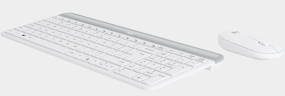 foto de COMBO TECLADO RATON LOGITECH MK470 RF INALAMBRICO BLANCO