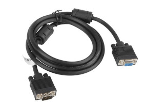 foto de CABLE VGA LANBERG MACHO HEMBRA FERRITA NEGRO 1.8 M