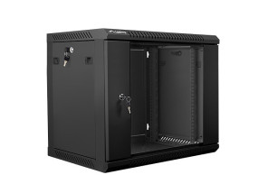 foto de ARMARIO LANBERG 9U 600X450X512 AUTO ENSAMBLADO RACK 19 HASTA 60 KG NEGRO