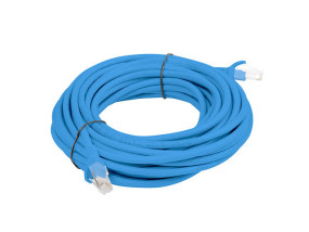 foto de CABLE RED LANBERG LATIGUILLO CAT.6 UTP 5M AZUL FLUKE  PASSED