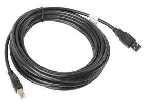 foto de CABLE LANBERG IMPRESORA USB MACHO A USB MACHO NEGRO 5 M