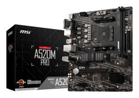 foto de PLACA BASE MSI A520M PRO AM4 MATX 2XDDR4