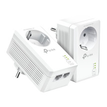 foto de POWERLINE TP-LINK AV1000 KIT 2 UDS 2 PTOS GIGA CON ENCHUFE