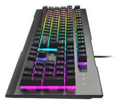 foto de TECLADO GAMING GENESIS RHOD 500 USB RETROILUMINADO ALUMINIO