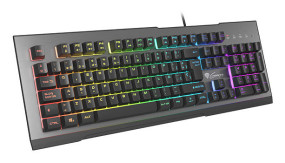 foto de TECLADO GAMING GENESIS RHOD 500 USB RETROILUMINADO ALUMINIO