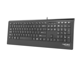 foto de TECLADO NATEC BARRACUDA SLIM USB NEGRO