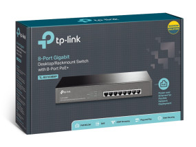foto de SWITCH TP-LINK 8-PORT GIGABIT SWITCH WITH 8-PORT POE+