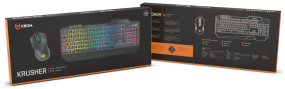 foto de PACK KROM TECLADO SEMIMECANICO Y RATON KRUSHER SP