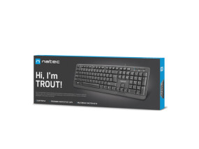 foto de TECLADO NATEC TROUT SLIM NEGRO