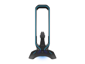 foto de SOPORTE GENESIS VANAD 500 AURICULARES CON BUNGEE Y HUB USB